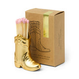 Cowboy Boot Match Holder - Gold