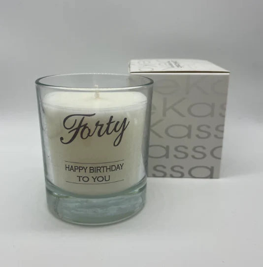 40th Birthday Candle