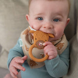 Highland Cow Silicone Teether