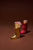 Cowboy Boot Match Holder- Red & Pink