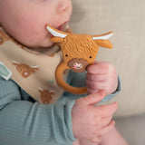 Highland Cow Silicone Teether
