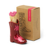 Cowboy Boot Match Holder- Red & Pink