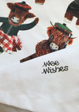 Highland Coos Tea Towel