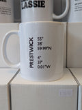 Prestwick Co-ordinates Mug