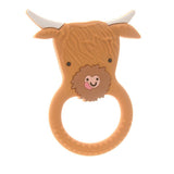Highland Cow Silicone Teether