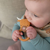 Highland Cow Silicone Teether