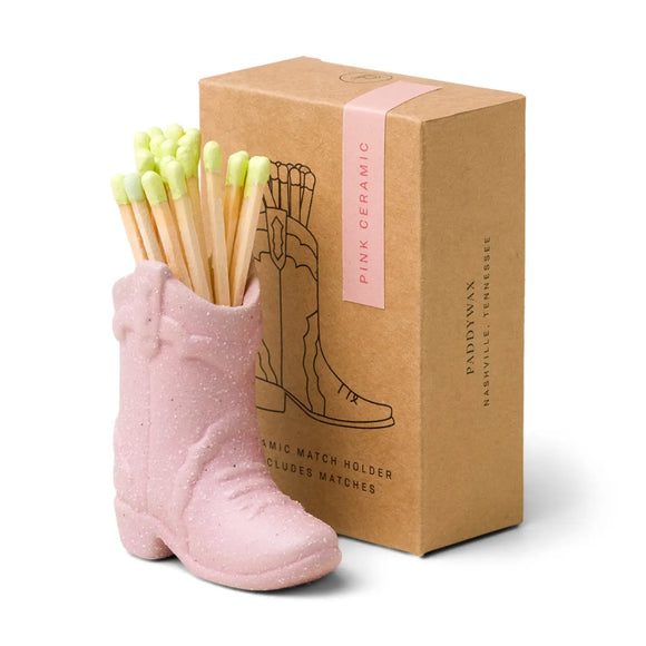 Cowboy Boot Match Holder - Pink