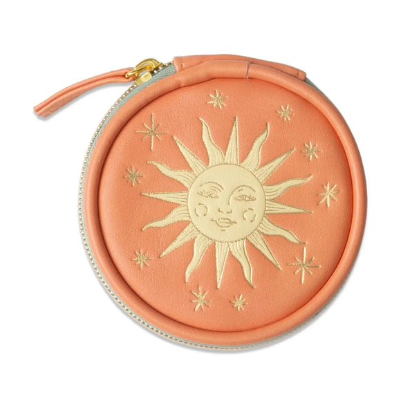 Celestial Terracotta Sun Pill Box
