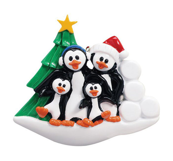 Petey Penguin Family x 4