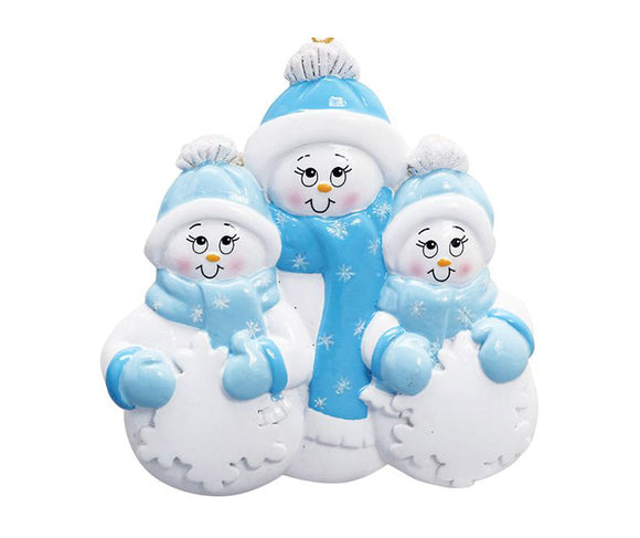 Single Family Snowman x 3