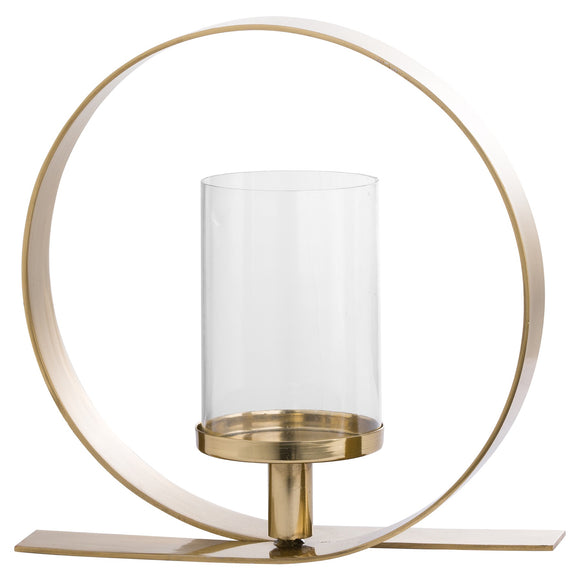 Gold Loop Candle Holder