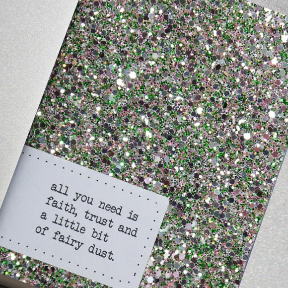 Fairy Dust Glitter Notebook (A6)