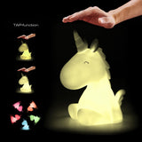Colour Changing LED Night Light - Lemon Unicorn