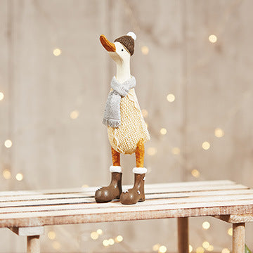 Knitted Duck Ornament (sml)