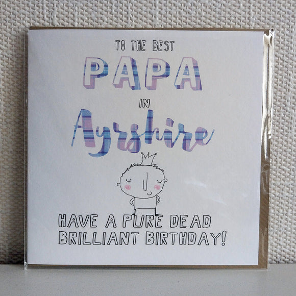 Papa Ayrshire Card