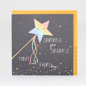 Sprinkle Your Sparkle Card
