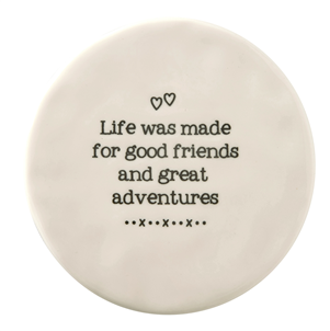 Ceramic Coaster - Good Friends