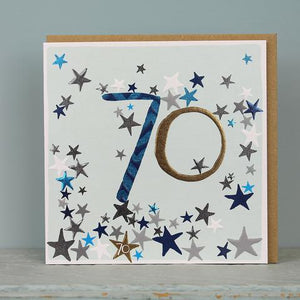 70th Birthday Card