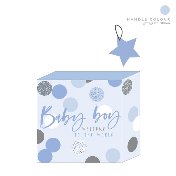 Blue Dotty Baby Boy Bag