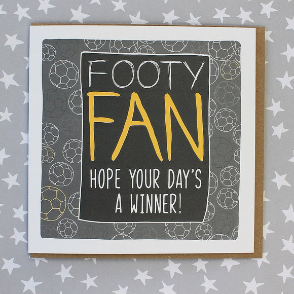 Football Fan Card
