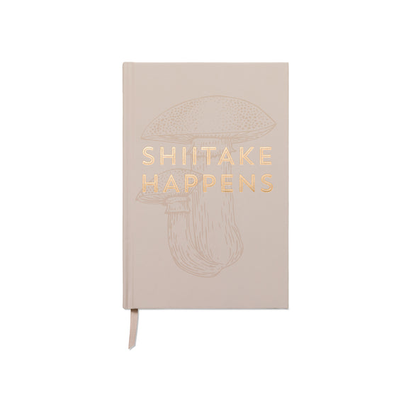 Shitake Happens Hardcover Notebook