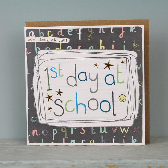 1st Day at School Card