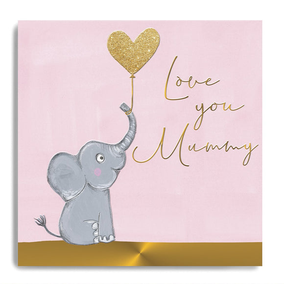 Love Mummy Elephant Card