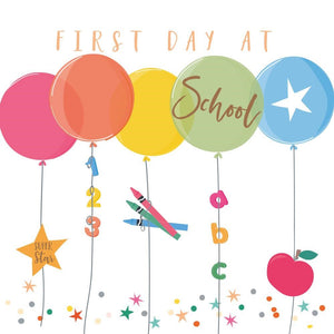 First Day at School Card