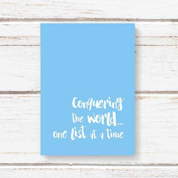 One List at a Time Notebook (A6)