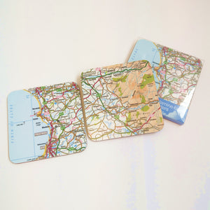 Ayrshire Map Coasters