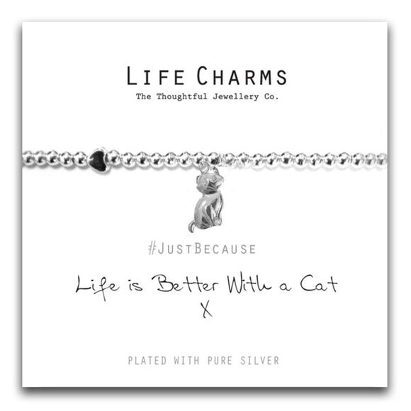 Life is better with a Cat Bracelet