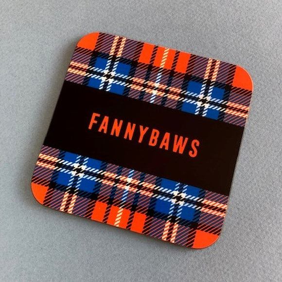 Fannybaws Tartan Coaster