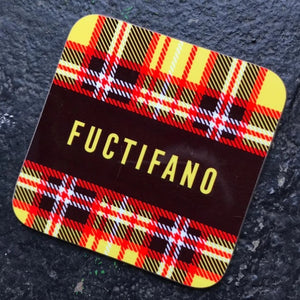 Fuctifano Tartan Coaster