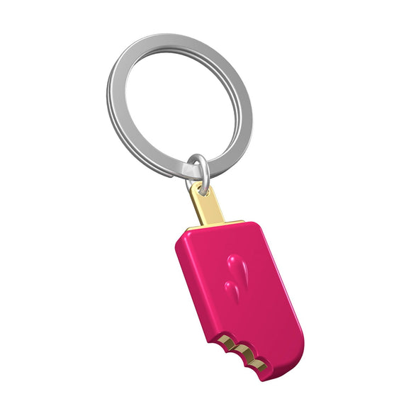 Pink Ice Lolly 3D Keyring
