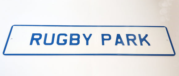 Rugby Park Sign