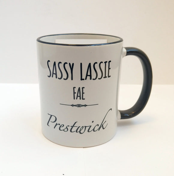 Sassy Lassie Prestwick Mug